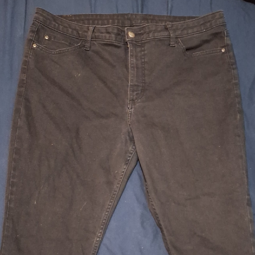 Lee Women's Black Boot Cut Jeans, Size 16